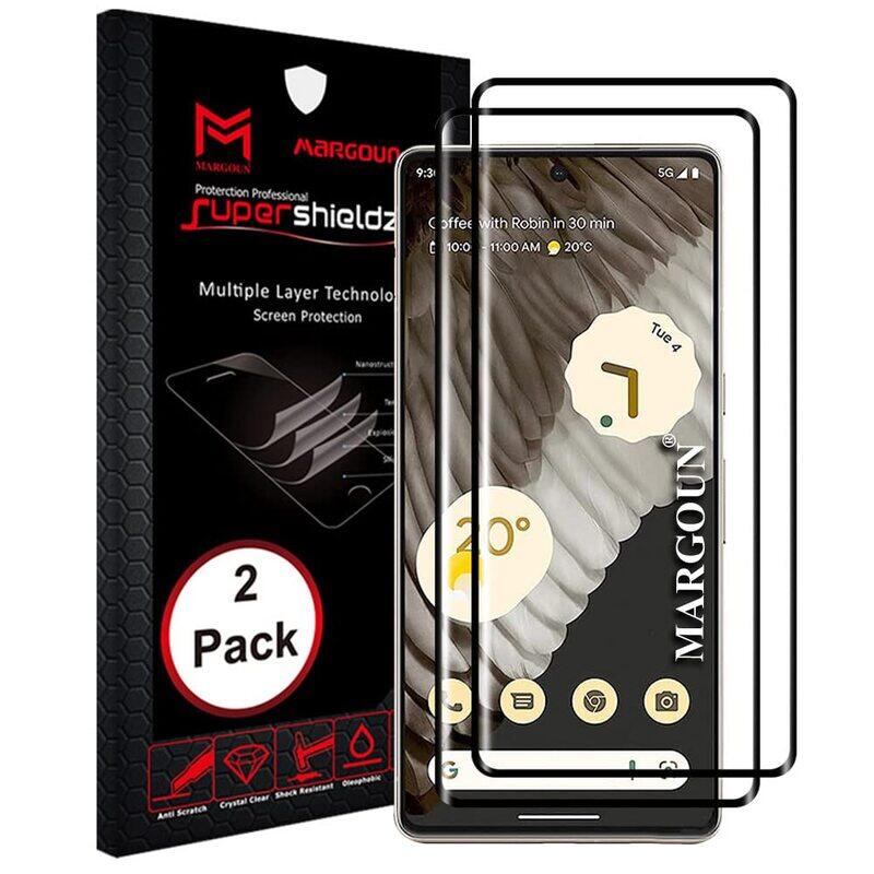 

Margoun Google Pixel 7 Pro Screen Protector Tempered Glass, 2 Pieces, Clear