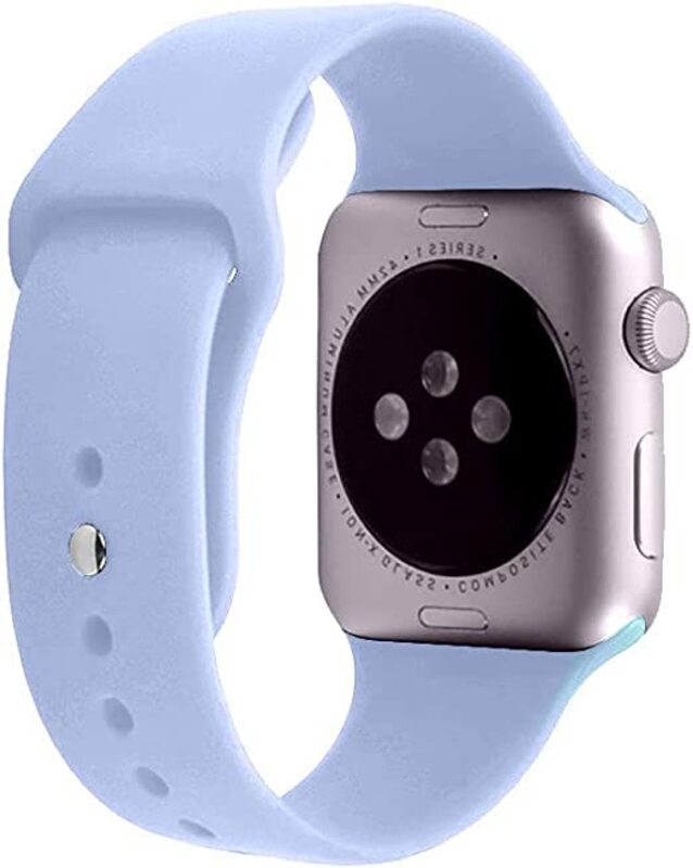 Margoun Soft Silicone Band for Apple Watch 49mm/45mm/44mm/42mm, 3 Piece, Blue/Green/Beige