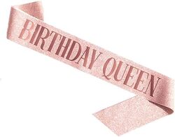 MARGOUN Birthday Headbands Birthday Satin Sash and Tiara Birthday Crown for Girls Women Birthday Party Supplies - A11