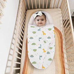 Margoun Baby Stroller Wraps Toddler Blanket Sleeping Bags for Newborn Baby, White/Green