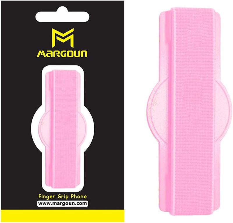 MARGOUN For iphone SE (2020) Finger Grip Phone Holder Strap with Magnetic Install Feature - Cell Phone Grips Band Holder (pink)