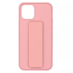 Margoun Apple iPhone 11 Pro Multi-Function Shockproof Protective Two-In-One Finger Grip Holder Mobile Phone Case Cover, Light Pink