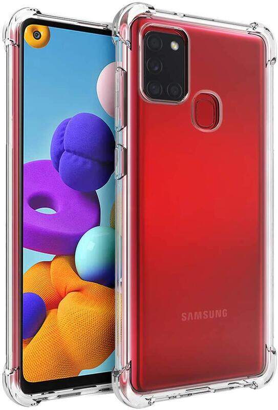 

Margoun Samsung Galaxy A21s Silicone Mobile Phone Case Cover, Clear