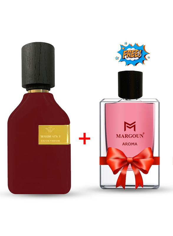 MONACO WARM Spicy EDP 75ml Luxury Perfume and Receive a MARGOUN Aroma EDP Perfume 85ml as a Gift