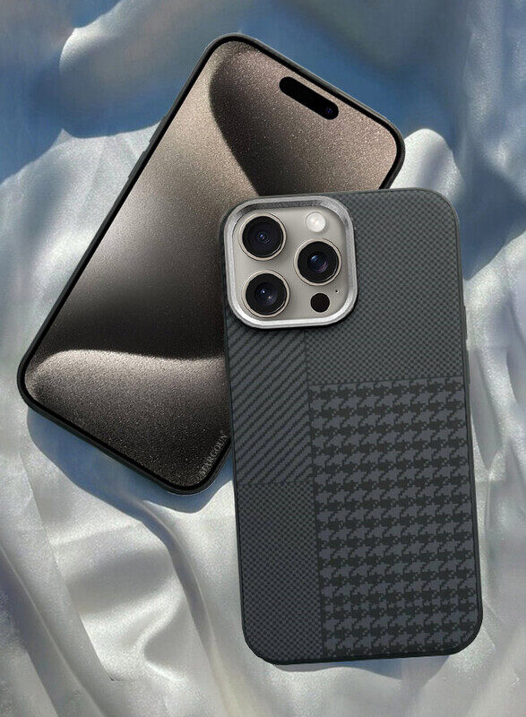 

MARGOUN for iPhone 15 Pro Max Case Cover 2024 New Pattern Aramid Carbon Fiber Phone Case Slim & Light Design