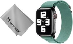 MARGOUN For Apple Watch Band 41mm 40mm 38mm Alpine Nylon Woven Sport Strap With Microfiber Cleaning Cloth Compatible For iWatch Series 8/7/SE/6/5/4/3/2/1 - A09