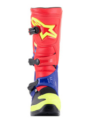 Alpinestars Tech 3 Motocross Boots, Size 8, Red/Blue/Yellow