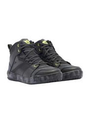 Dainese Suburb D-WP Shoes, 42 EU, Black/Yellow