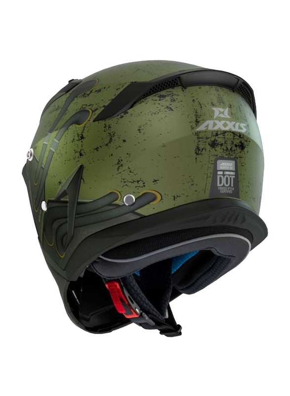 Axxis 980 Hunter Sv Toxic C6 Helmet, Medium, Matt Green