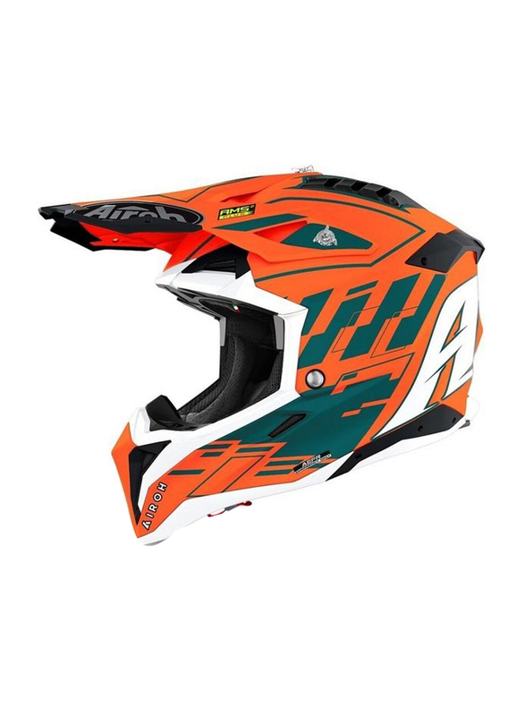 Airoh Aviator 3 Rampage Helmet, Large, AV3RAM32-L, Orange Matt