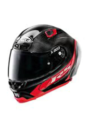 Nolan Group SPA X-Lite Ultra Carbon Hot Lap Racing Motorcycle Helmet, X-Large, X-803RSUL[13], Black/Red
