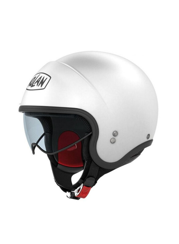 Nolan N21 Classic 005 Open Face Motorcycle & Scooter Helmet, X-Large, Metal White