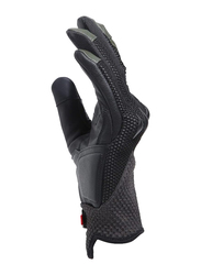 Dainese Karakum Ergo-Tek Mens Leather Motorcycle Gloves, Small, Black