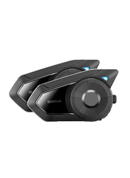 Sena 30K-03D Motorcycle Bluetooth Communication System with Mesh Intercom & HD Speakers, Black
