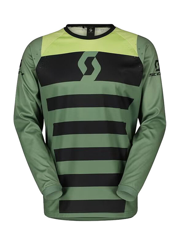 

Scott Sports Sa Sco Jersey Evo Race for Unisex, Large, Green/Black