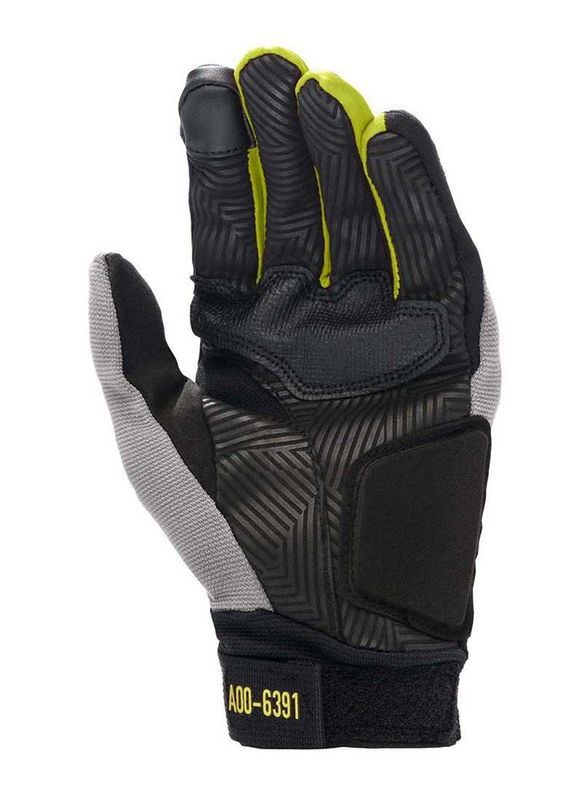 Alpinestars AS-DSL Shotaro Glove, Large, Light Gray/Yellow