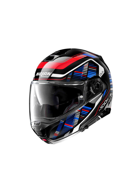 

Nolan Starboard N-Com 48 Flip-Up Motorcycle Helmet, X-Large, N100-5 Plus, Multicolour