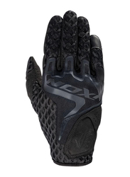 Ixon Dirt Air Summer Motorcycle Gloves, Large, 300101024-1001-L, Black