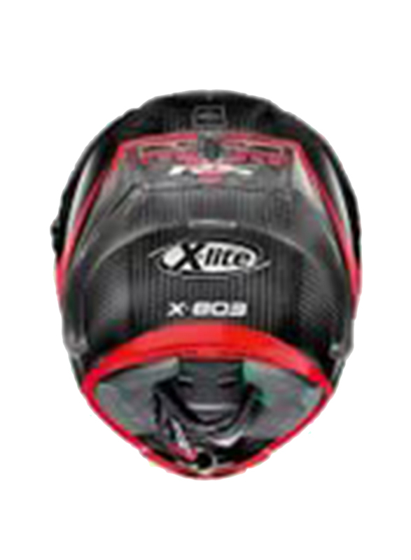 Nolan Group SPA X-Lite Ultra Carbon Hot Lap Racing Motorcycle Helmet, X-Large, X-803RSUL[13], Black/Red