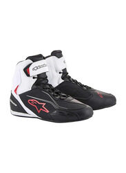 Alpinestars Faster-3 Shoes, Black/White/Red, Size 12