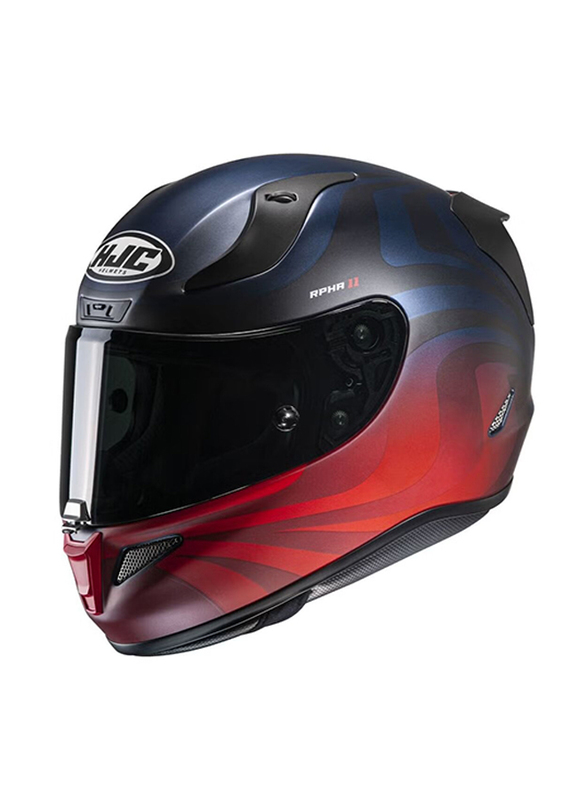 HJC RPHA 11 MC5SF Eldon Helmet, Medium, RPHA11-MC5SF-ELD-M, Black/Red