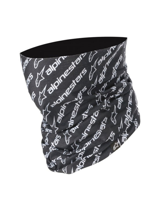 Alpinestars Linear Neck Tube for Unisex, One Size, Black/White