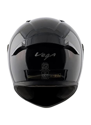 Vega Bolt Full Face Helmet, Medium, Black