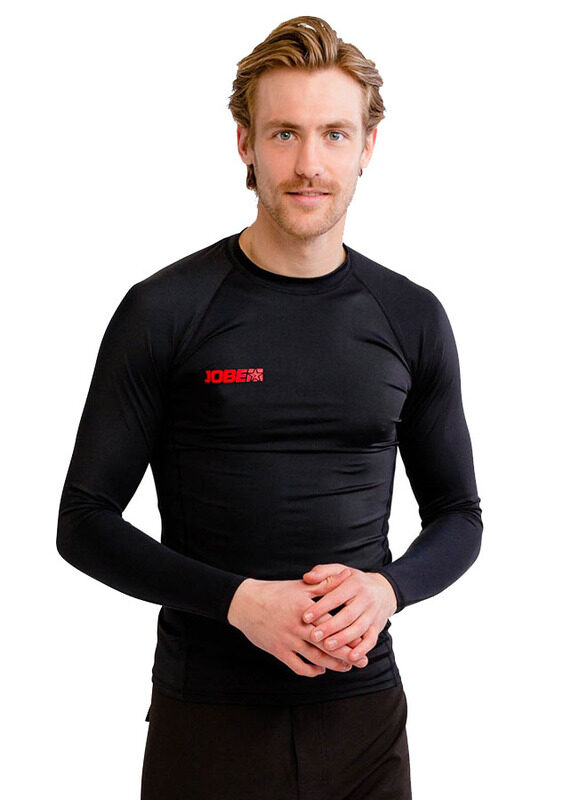 Jobe Sports International Rash Guard Long Sleeve for Men, Large, Black