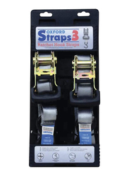 Oxford Ratchet Hook Straps, 25 mm, OX744, Multicolour