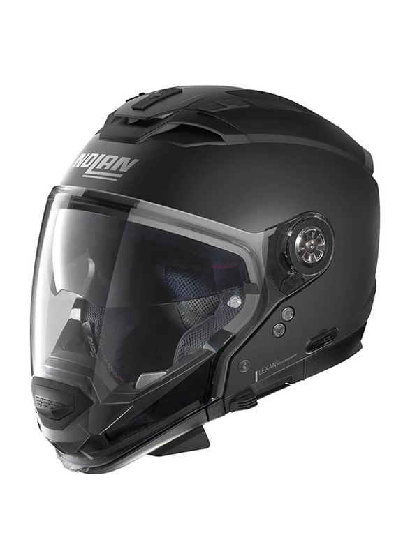 Nolan Group SPA Classic N-Com Flat Helmet, XXL, N70-2GT-010-, Black