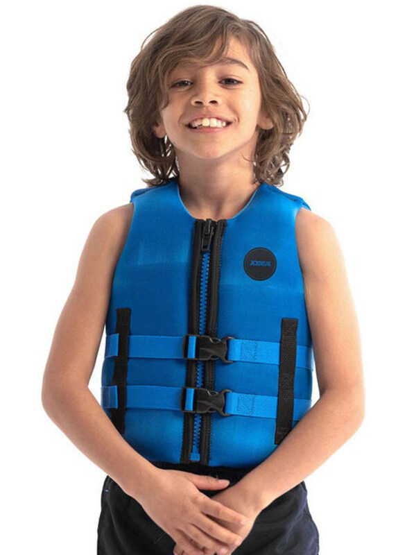 Jobe Sports International Neoprene Youth Vest, Size 12, Blue/Black