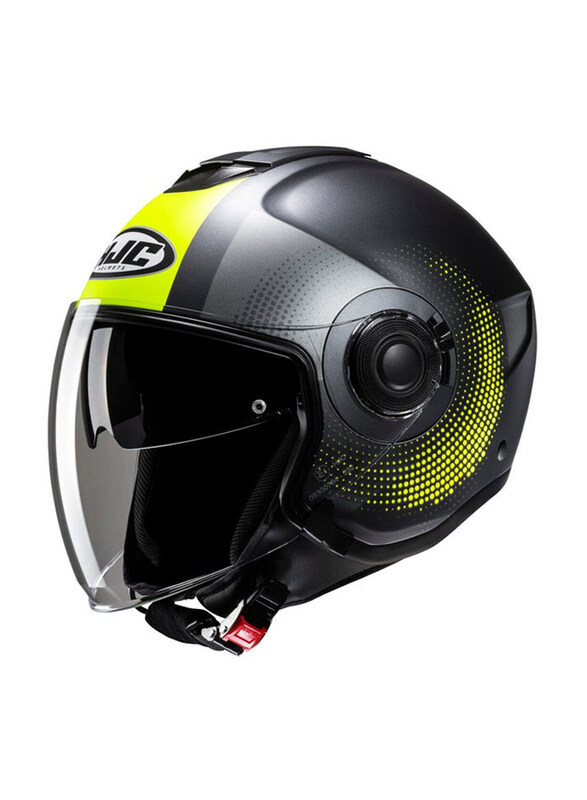 

Hjc I40 Pyle Jet Helmet, Large, Black/Yellow