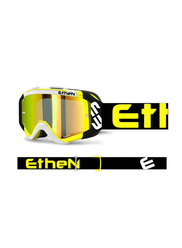 Ethen Ares Goldi Mirrored Goggle, 1 Piece, Yellow