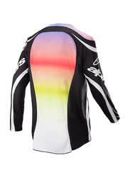 Alpinestars Youth Racer Semi Jersey, Large, Black/Multicolour