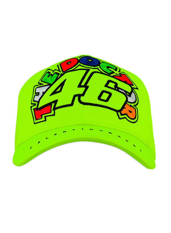 Vr 46 Racing Valentino The Doctor Cap for Men, Vr62cap, One Size, Yellow