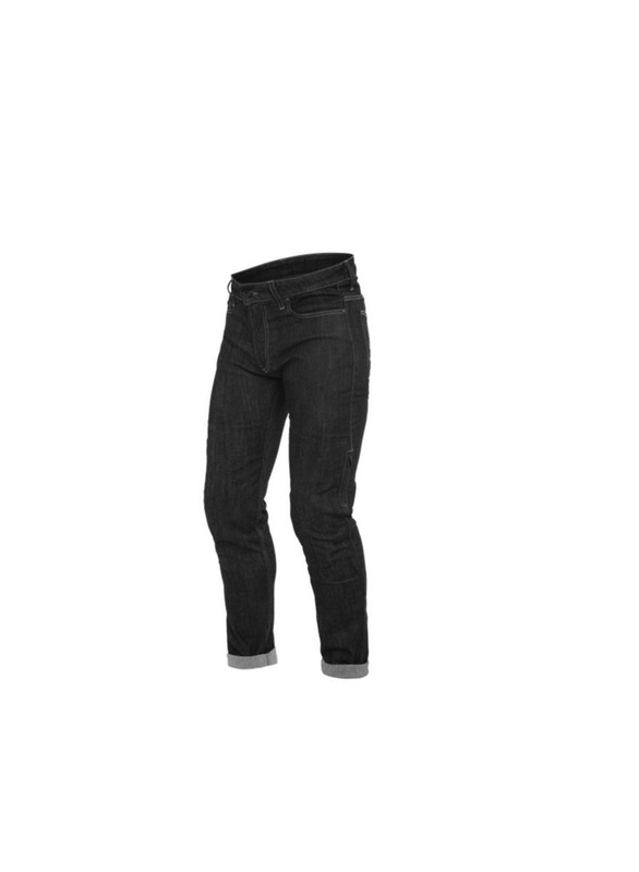 Dainese Denim Slim Tex Jeans for Men, 32, Black