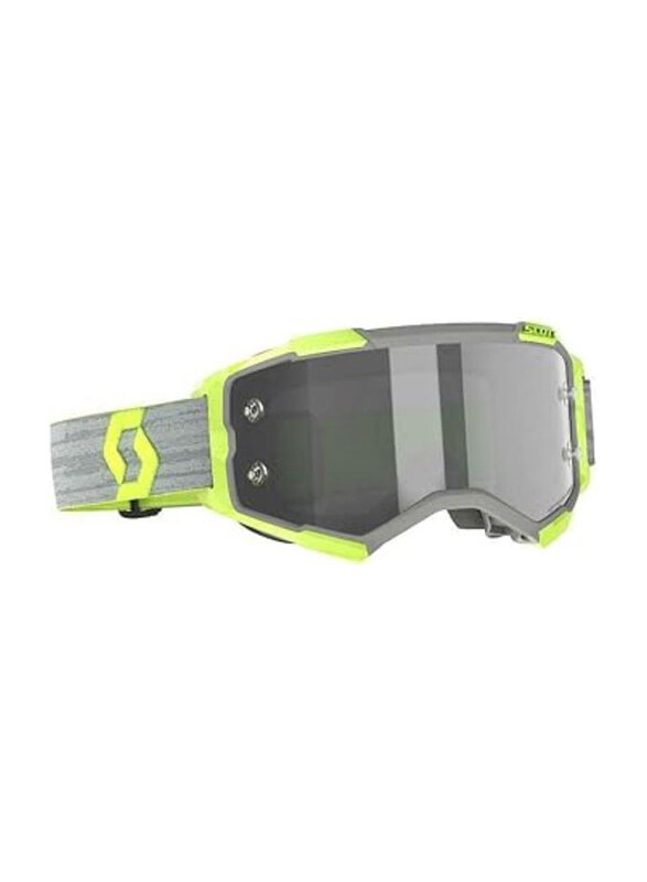 

Scott Fury LS Motocross Goggles, One Size, Grey/Yellow