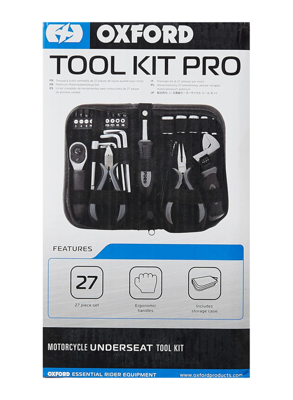 Oxford Tool Kit Pro, 27 Piece, OX770, Black