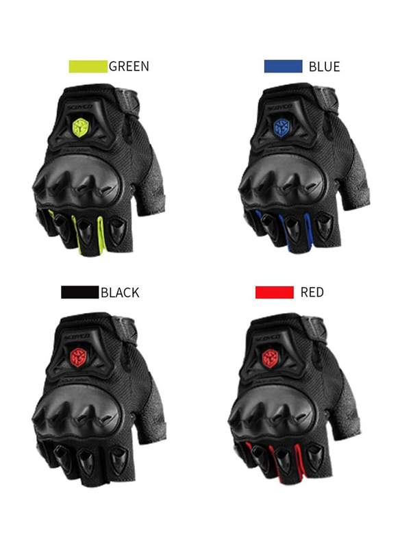 Scoyco Hand Gloves, Large, MC29D, Green/Black