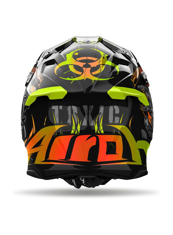 Airoh Twist 3 Toxic Helmet, TW3T35, Large, Multicolour, TW3T35