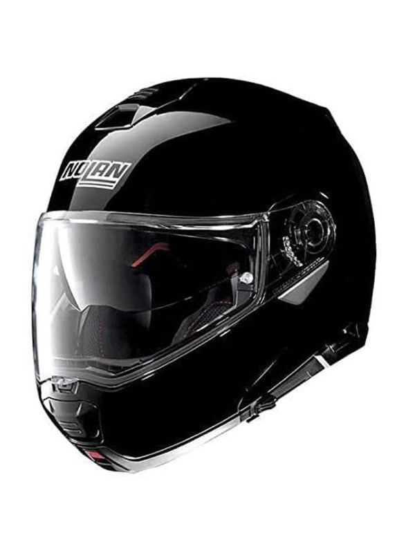 

Nolan Classic N-Com Modular Motorcycle Helmet, Glossy Black, Large