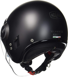 Nolan N21 Classic 010 Open Face Motorcycle Flat Helmet, Small, Black