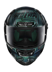 Nolan Group SPA X-Lite Ultra Carbon Full Face Motorcycle Helmet, Small, X-803UL[25], Green/Red
