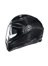 HJC F70 Carbon Solid Helmet, X-Large, F70-CAR-SOL-XL, Black