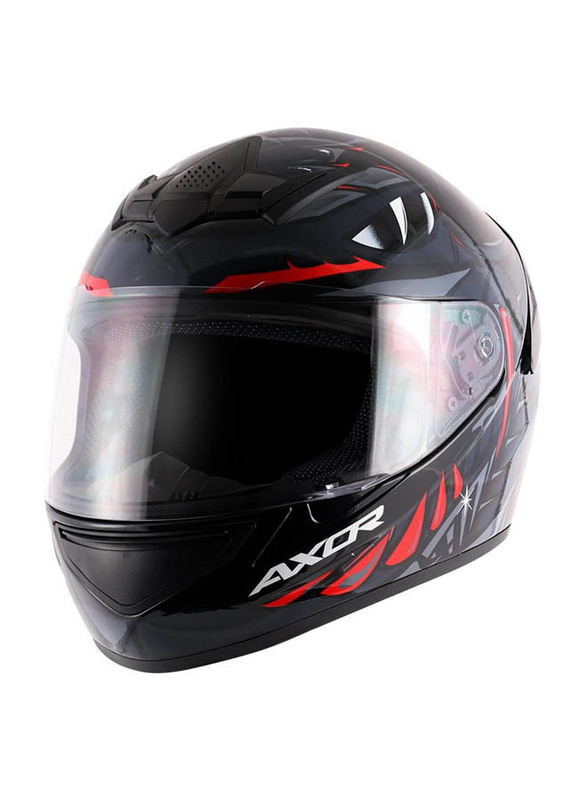 Axor Helmets Rage Python-E Kgr Helmet, Large, Black/Grey