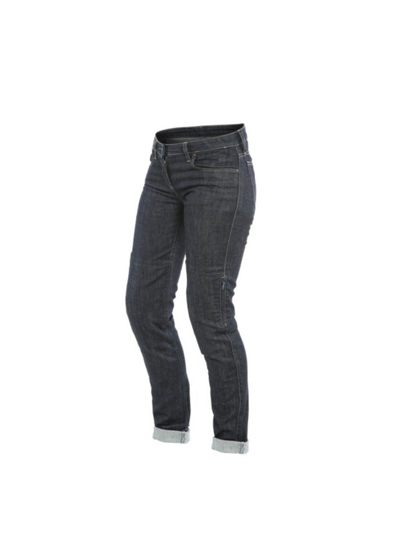 

Dainese Denim Slim Lady Tex Jeans for Women, 28, Black