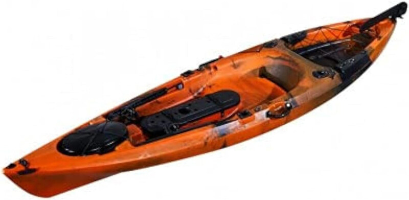 

Winner Kayak Leisure Dave Angler without Seat Fishing Kayak, Orange/Black
