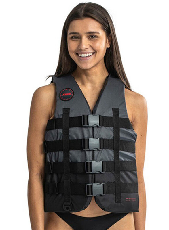 Jobe 4 Buckle Life Vest, Extra Small, Black