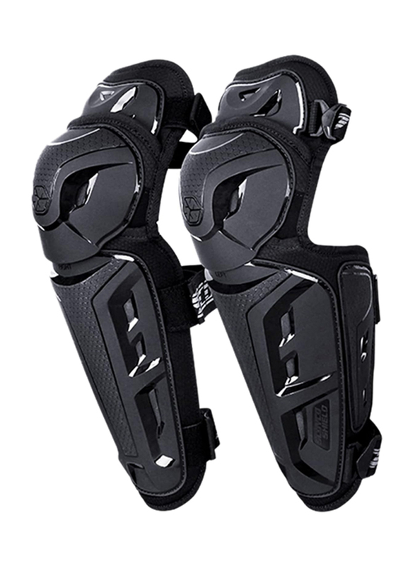 Scoyco Motorcycle Knee Shin Guard Pads for Men, Black