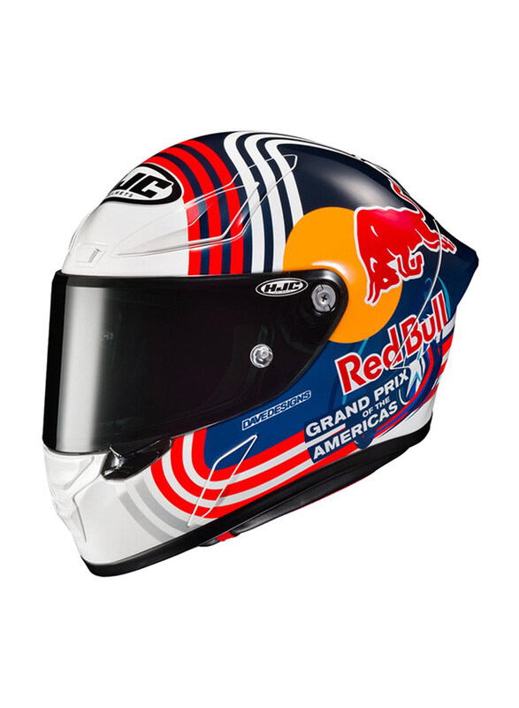 

Hjc Rapah 1 Red Bull Austin Gp Helmet, Large, Multicolour